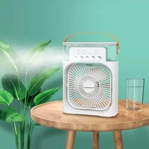 کولر آبی برقی رو میزی قابل حمل مینی مه پاش برقی بخور سرد رومیزی mini cooling fan