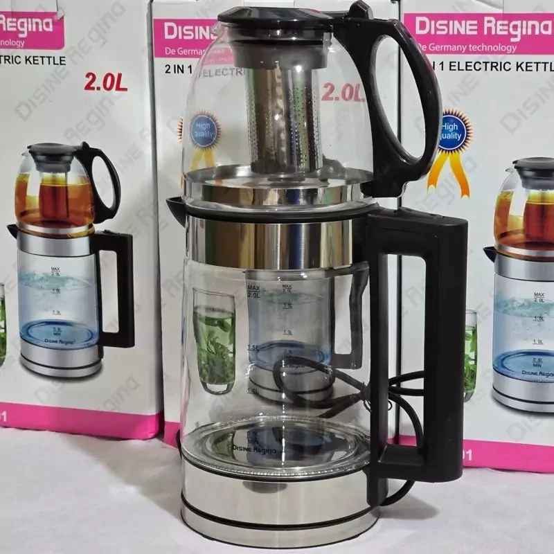 چای ساز دسینی روهمی (طراحی زیبا LED) (2L) (کیفیت عالی) DR-6001