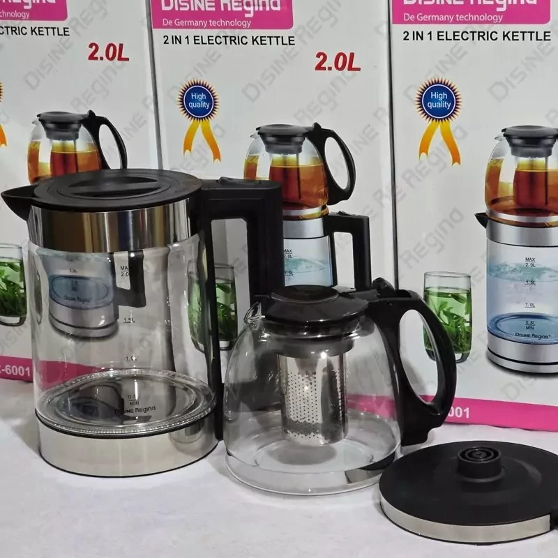 چای ساز دسینی روهمی (طراحی زیبا LED) (2L) (کیفیت عالی) DR-6001