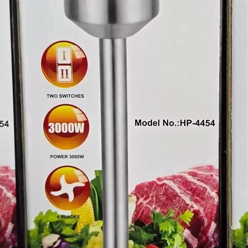 گوشت کوب برقی پاناسونیک (ارسال رایگان) حک شده (3000W) یخ شکن (4 تیغ) HP-4454