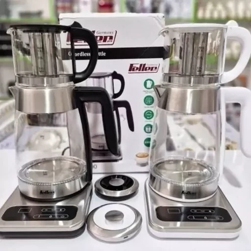 چای ساز روهمی فلر 190تمام لمسی در دو رنگ مشکی و سفید کیفیت عالی