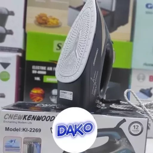 اتو بخار کاملاً هوشمند کنوود new kenwood بدون درجه بندی دما توان 2600 وات