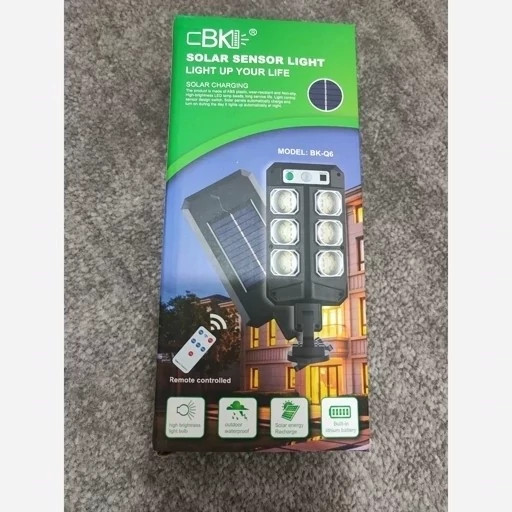 پروژکتور خورشیدی( خورشیدی) پنل سر خود خیابانی مدل BK-Q6