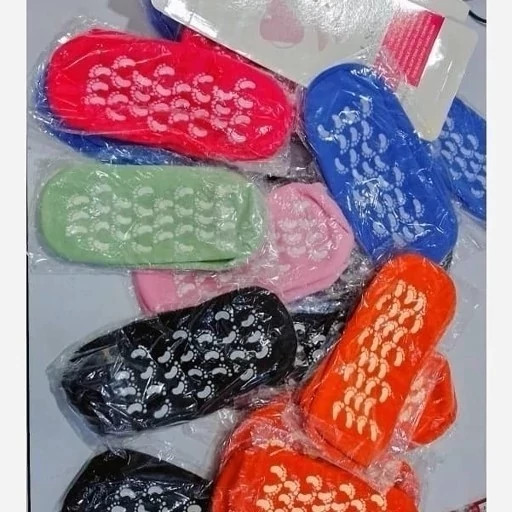 جوراب سیلیکونی پاپوش طبی مراقبت و ضد ترک پا Spa Gel Socks 2