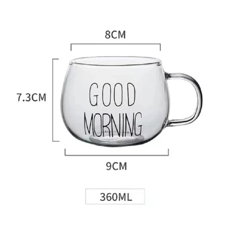 ماگ مدل پیرکس تپل Good Morning