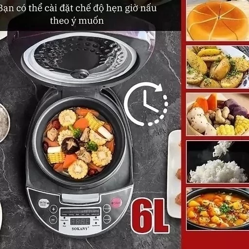 پلوپز چندکاره 6لیتر هوشمند سوکانی مدل07