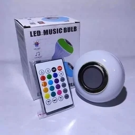 لامپ ال ای دی هوشمند رقص نور دار و اسپیکر بلوتوثی مدل led music bulb