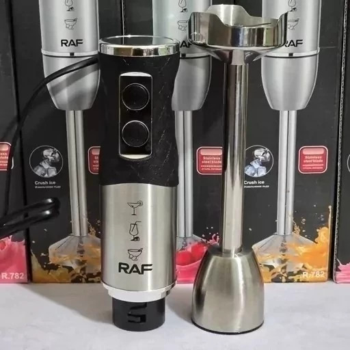 گوشت کوب برقی راف RAF وارداتی قدرتمند (1600W) یخ شکن (4 تیغ) R.782
