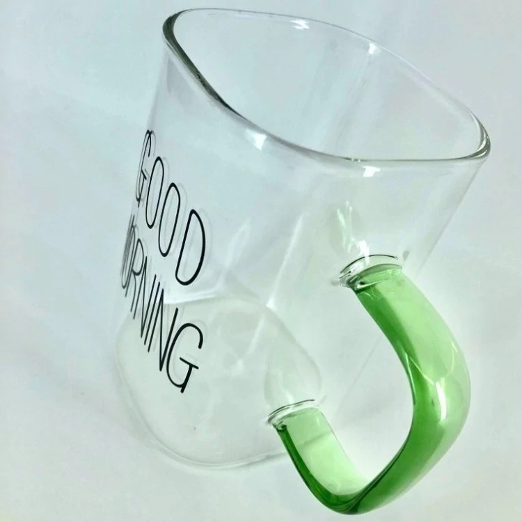 لیوان طرح Good Morning مدل مربعی ( در دو سایز )