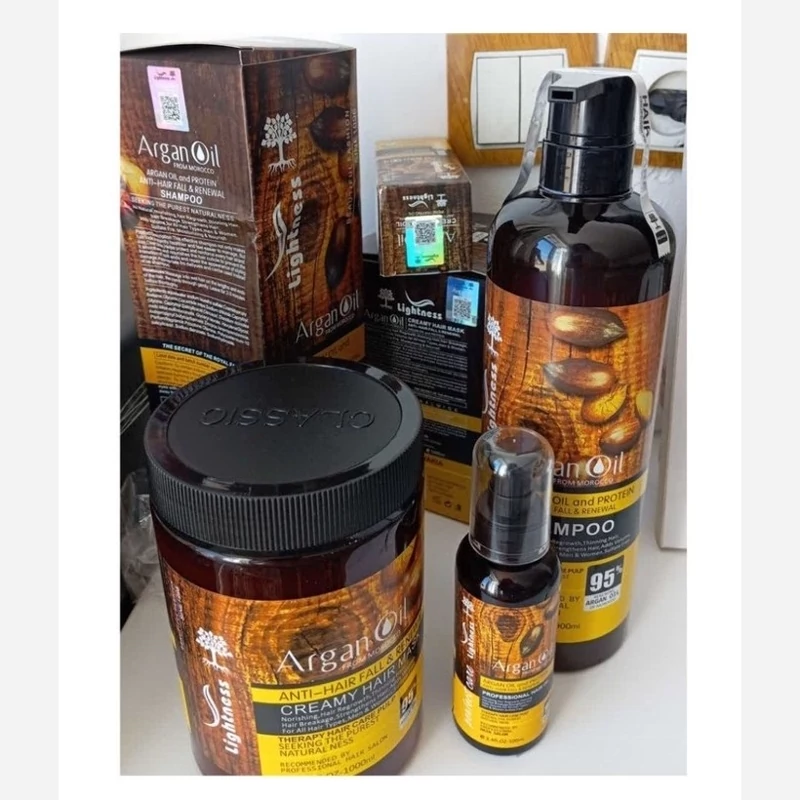 شامپو ، ماسک و روغن آرگان مو