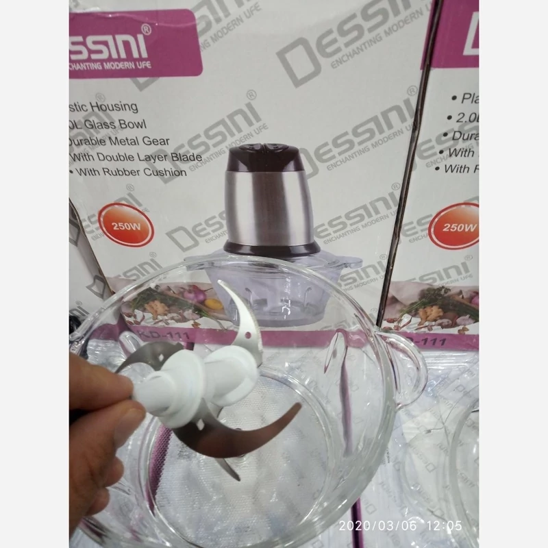 خردکن کاسه شیشه ای دسینی مدل 111