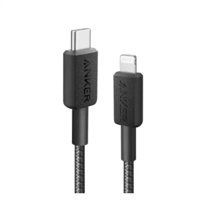 کابل شارژ انکر مدل Anker 322 USB-C to Lightning A81B5 با طول 90 سانتی متر