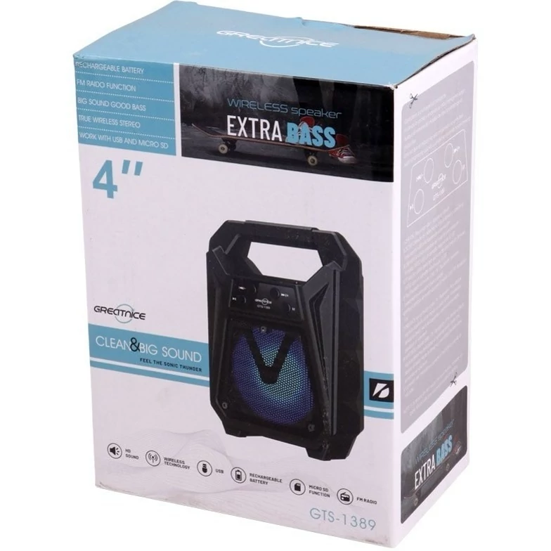اسپیکر بلوتوثی قابل حمل مدل GTS-1389 ا GTS-1389