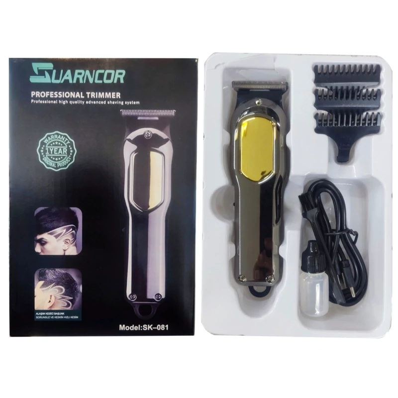 ماشین اصلاح صورت خط زن و صفرزن نمایشگردار سوآرنکور مدل Suarncor SK-081