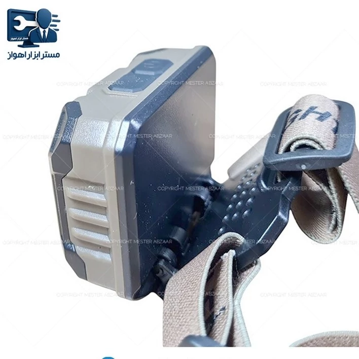 هدلایت چراغ پیشانی شارژی با نشانگر شارژ سنسوردار 5 حالته مدل YD-09 جنس بدنه پلاستیک ABS نشکن و محکم و بادوام و ضد ض