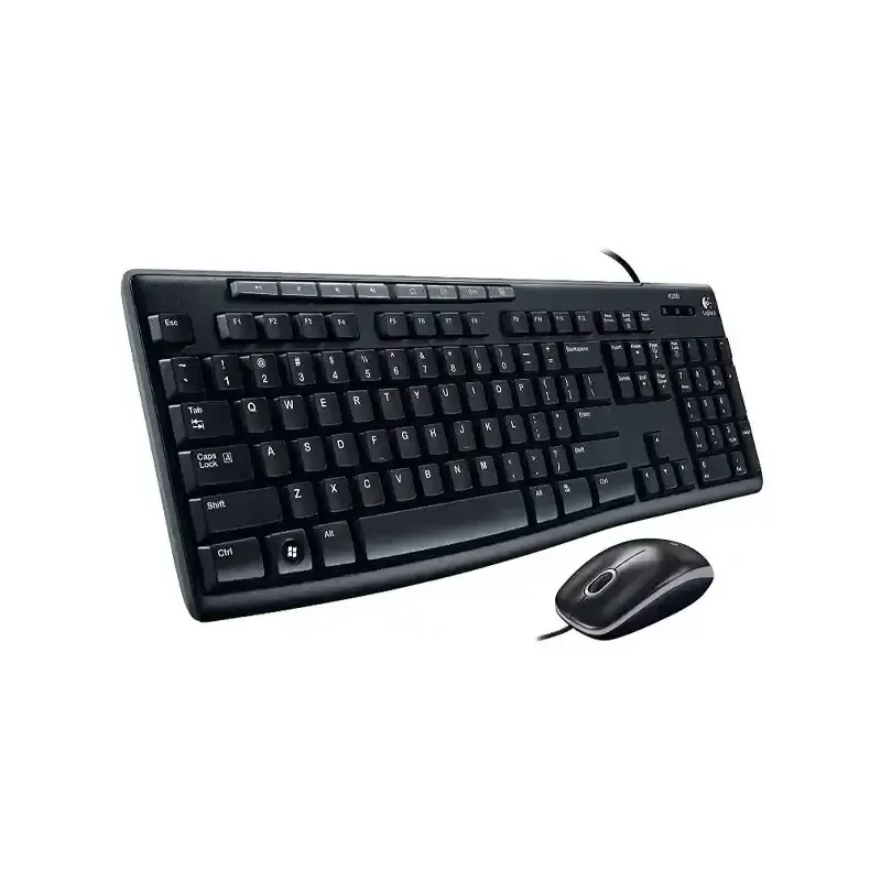 کیبورد با سیم لاجیتک مدل Mk200 Media به همراه ماوس