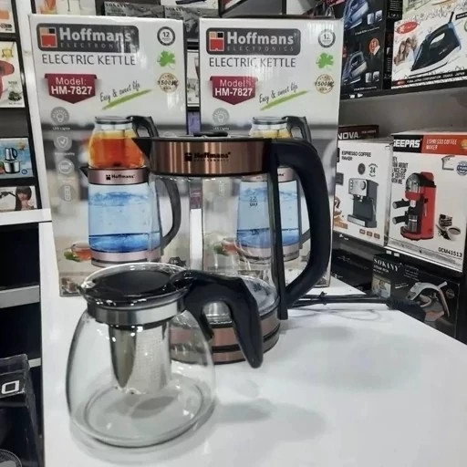 چای ساز هافمن روهمی (طراحی زیبا LED) (2.2L) (کیفیت عالی) HM-7827