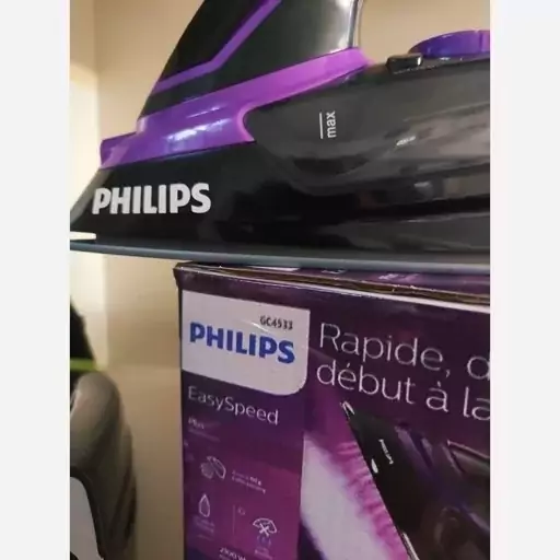 اتو فیلیپس اتو بخار فیلیپس اطو philips مدل Gc4533 توان 2100 وات کفی سرامیک سنگین بخاردهی عالی با کیفیت