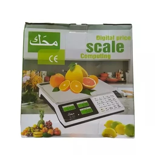 ترازو 40 کیلویی محک صفحه کلید استیل فروشگاهی