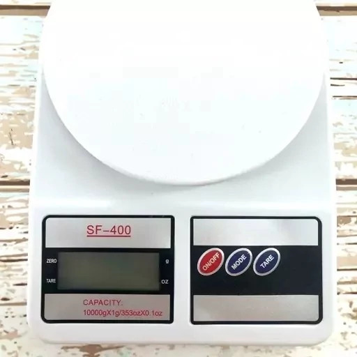 ترازوی آشپزخانه الکترونیک مدل SF-400 با ظرفیت 10 کیلوگرم