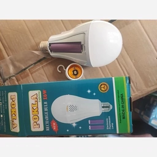 لامپ اضطراری LED 16 وات POKLA (مدل RECHARGE BULB)