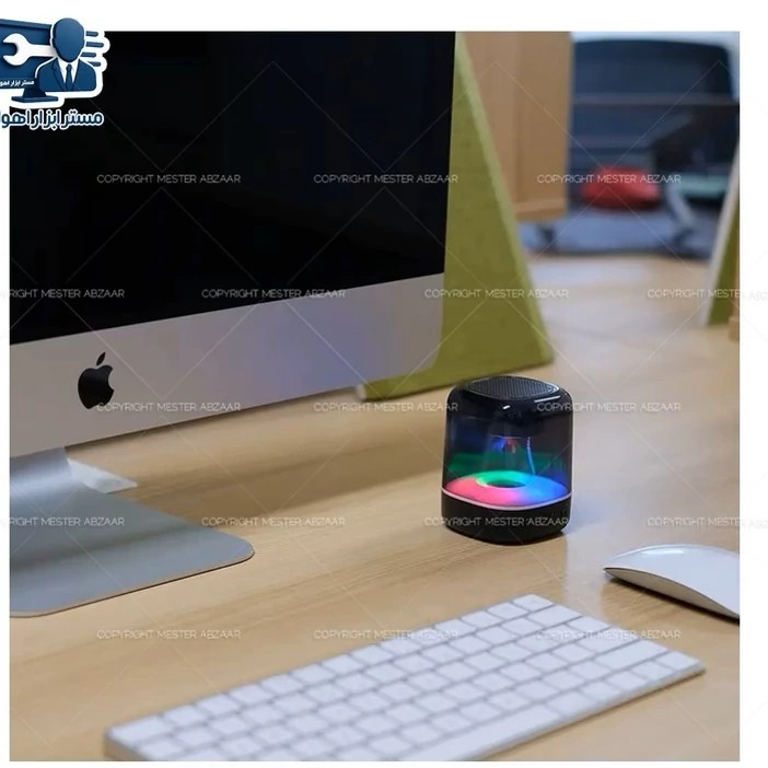 اسپیکر بلوتوثی قابل حمل 7 رنگ RGB شارژی مسافرتی مینی مدل E-3052