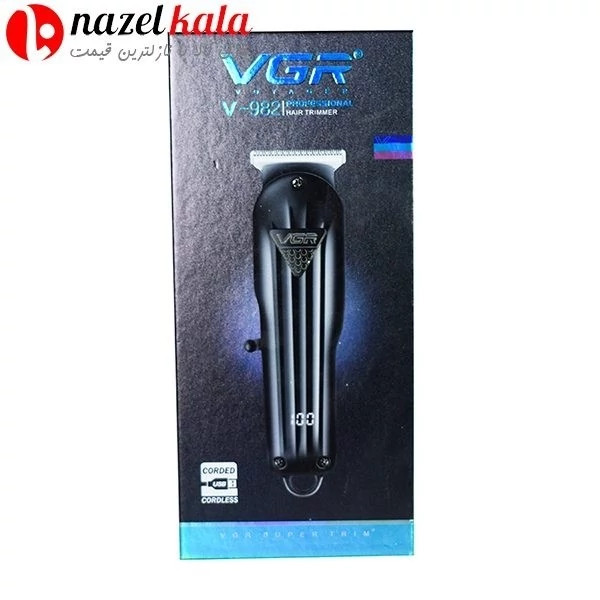 ماشین اصلاح و خط زن ویجی سروصورت ی آر مدل V-982