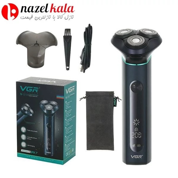 ماشین اصلاح موی صورت وی جی ار مدل V-310