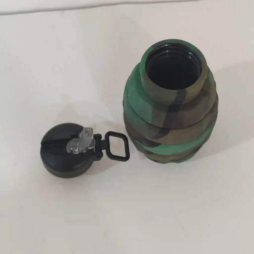 قمقمه ی سیلیکونی نارنجکی تاشو
