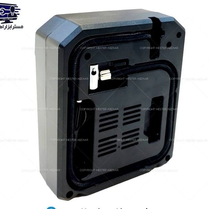 پمپ باد فندکی تک سیلندر خودرو کمپرسور هوا مسافرتی ماشین چراغ دار مدل HQ-X7