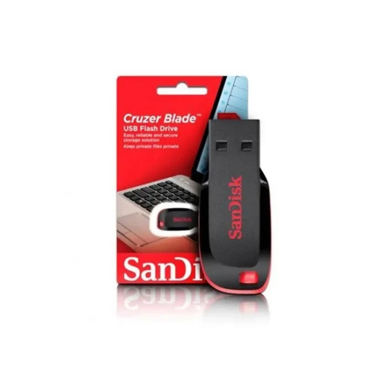 فلش مموری سن دیسک Cruzer Blade CZ50 USB 2 ظرفیت 32 گیگابایت