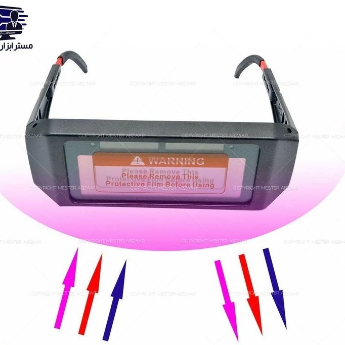 عینک جوشکاری اتوماتیک برند وینر شیشه عینک اتومات مدل WINNER W-110 ا