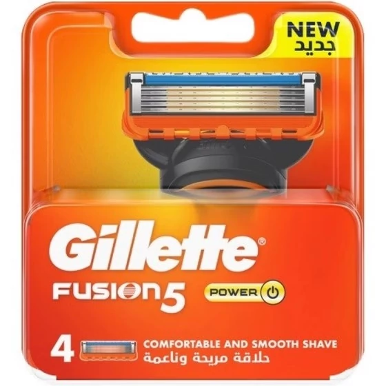 تیغ یدک 4 تایی ژیلت Fusion 5 power