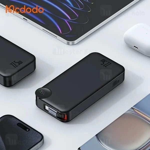 پاوربانک فوق نازک 10000 مک دودو Mcdodo MC-378 Metal Ultra Thin توان 20 وات