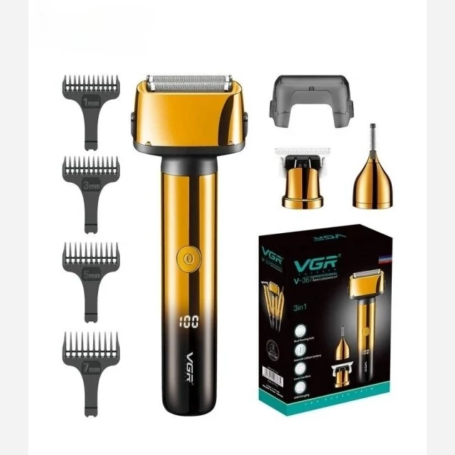 شیور و ماشین اصلاح سه کاره وی جی آر  VGR V-367