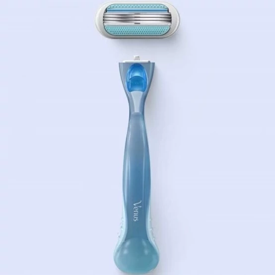 خود تراش ژیلت ونوس 3 لبه مدل Venus Smooth به همراه دو تیغ یدک