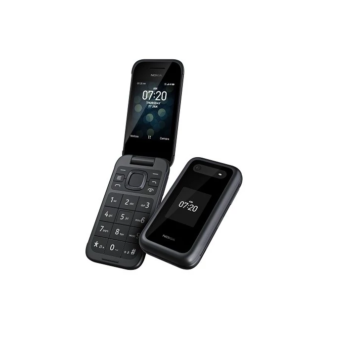 گوشی ساده تاشو نوکیا مدل 2660 سال 2022 Nokia 2660 flip دو سیمکارت (با گارانتی زنبور مارکت)