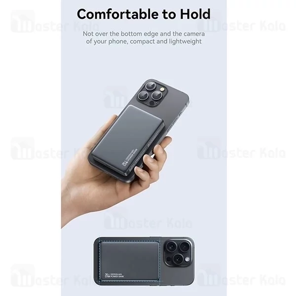 پاوربانک وایرلس فوق نازک 10000 مگنتی یوسمز USAMS CD242 توان 20 وات
