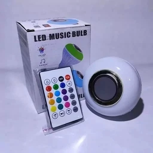 لامپ ال ای دی هوشمند رقص نور دار و اسپیکر بلوتوثی مدل led music bulb