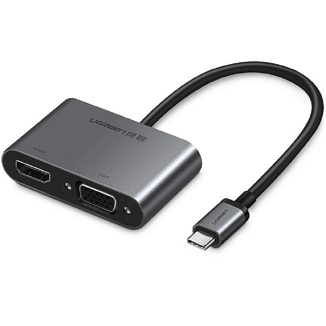 مبدل تایپ سی به اچ دی ام ای و وی جی ار یوگرین CM162 50505