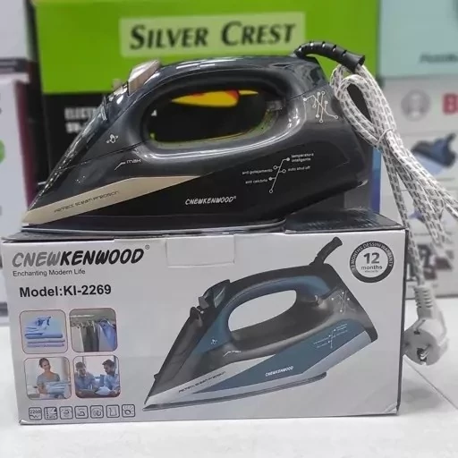 اتو بخار هوشمند کنوود نیو kenwood کیفیت بالا 2200 وات کفی سرامیک بخاردهی عالی