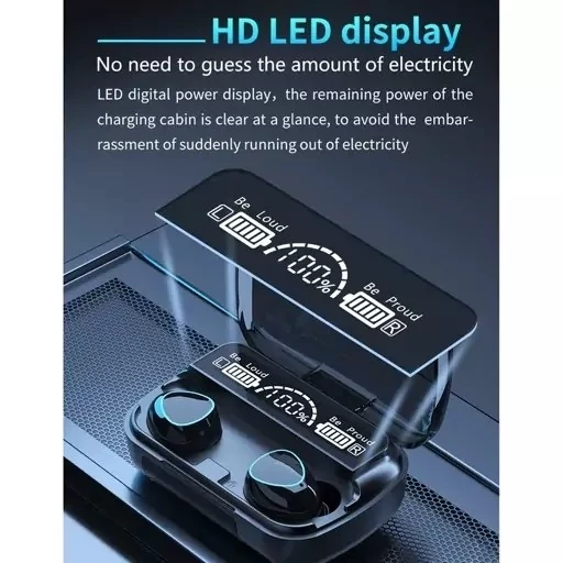 هندزفری بلوتوثی مدل M10 V5.3 Touch version B