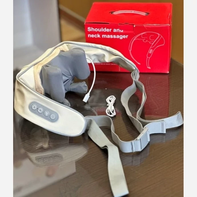 ماساژور گردن و شانه اورجینال مدل HJ-188 کرم ا Shoulder and neck massager ماسا