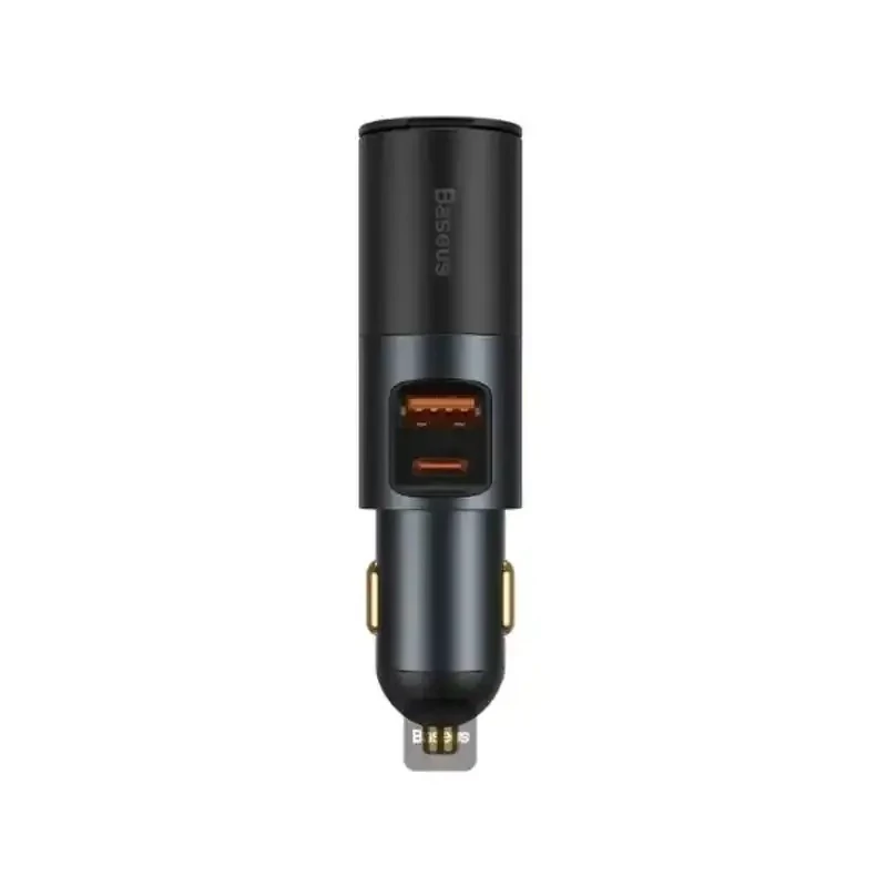 شارژر فندکی باسئوس مدل Share Together Fast Charge 2in1 U+C با توان 120 وات