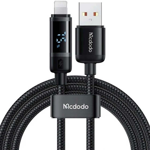 کابل شارژ و انتقال داده فست یو اس بی به لایتنینگ 3 آمپر 1.2 متری مک دودو CA-500 Mcdodo CA-500