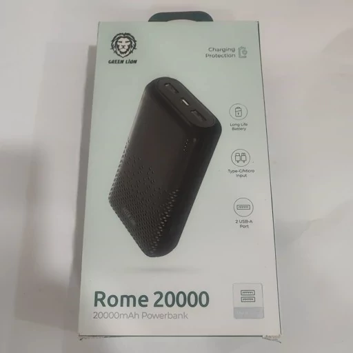 پاوربانک رم 20000 میلی آمپر گرین Green Rome PowerBank 20000mAh- کد111