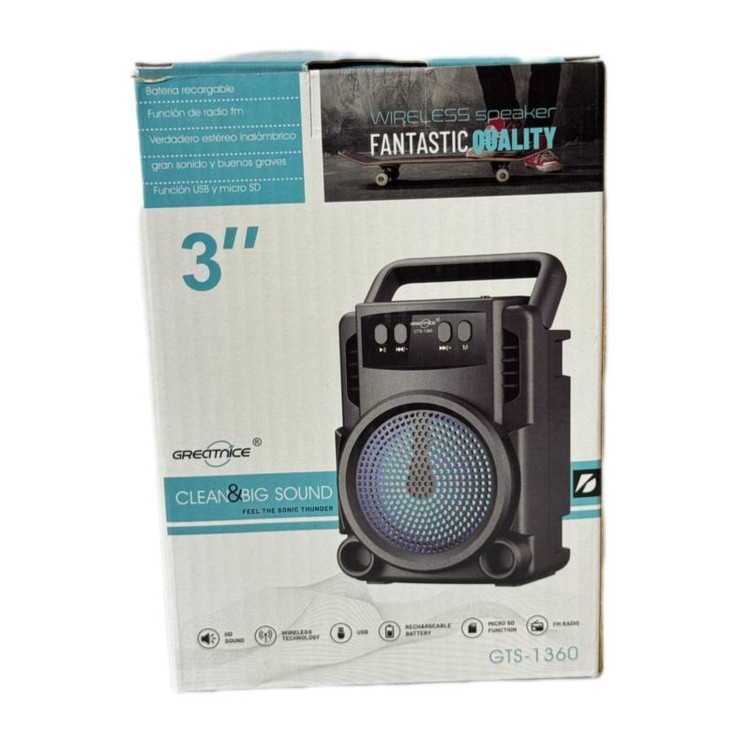 اسپیکر قابل حمل بلوتوثی GTS-1360(3 اینچ)- کد33