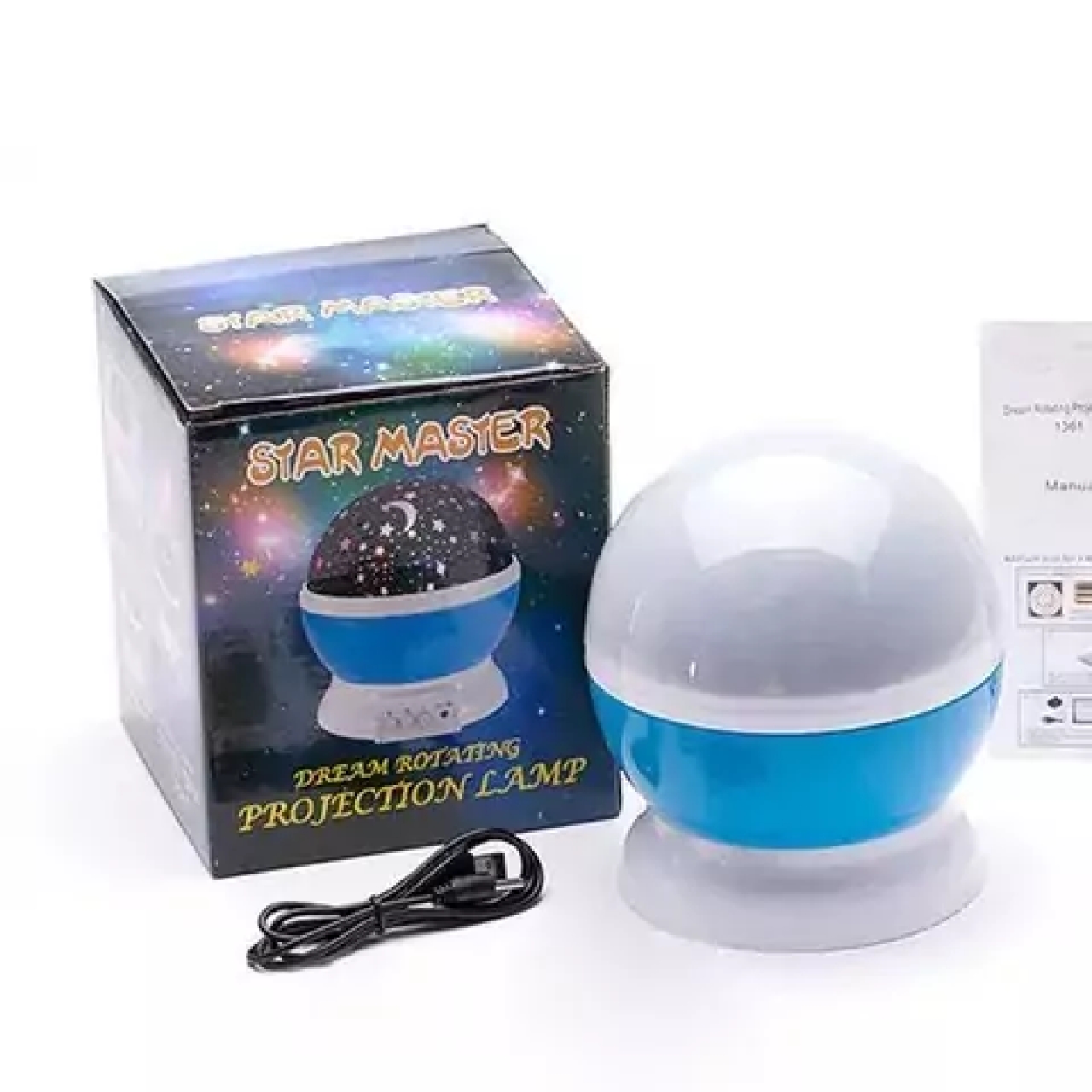 چراغ خواب کهکشانی کودک مدل ماه و ستاره star master- کد42
