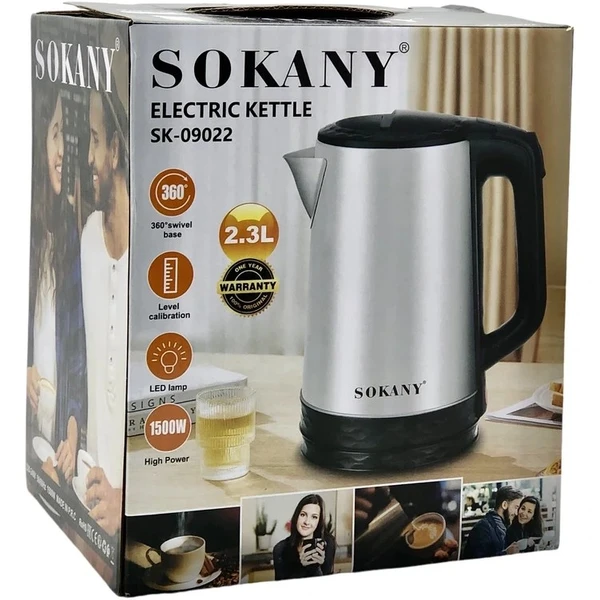 کتری برقی سوکانی مدل SK-09022 گنجایش 2.3 لیتر- کد43