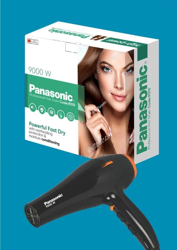 سشوار پاناسونیک مشکی 9000وات code 9010l
